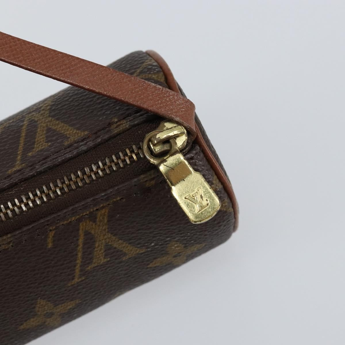 Louis Vuitton Papillon Pochette Monogram Canvas, BROWN, CANVAS, Clutche & pouche