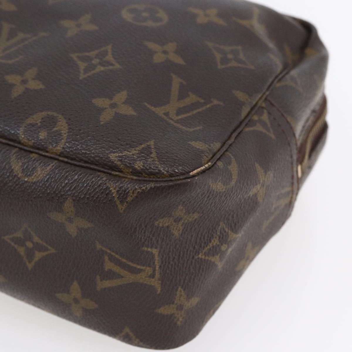 Louis Vuitton Trousse Toilette Monogram Canvas, BROWN, CANVAS, Clutche & pouche
