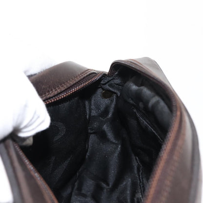 Salvatore Ferragamo Vara Bow camera Shoulder Bag Leather, BROWN, LEATHER, Shoulder bag