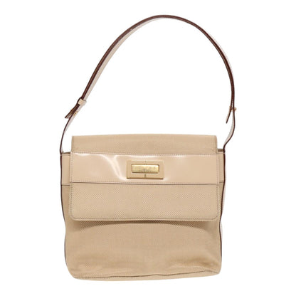 Celine Shoulder Bag Nylon, BEIGE, NYLON, Shoulder bag