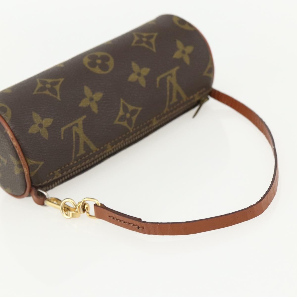 Louis Vuitton Papillon Pochette Monogram Canvas, BROWN, CANVAS, Clutche & pouche