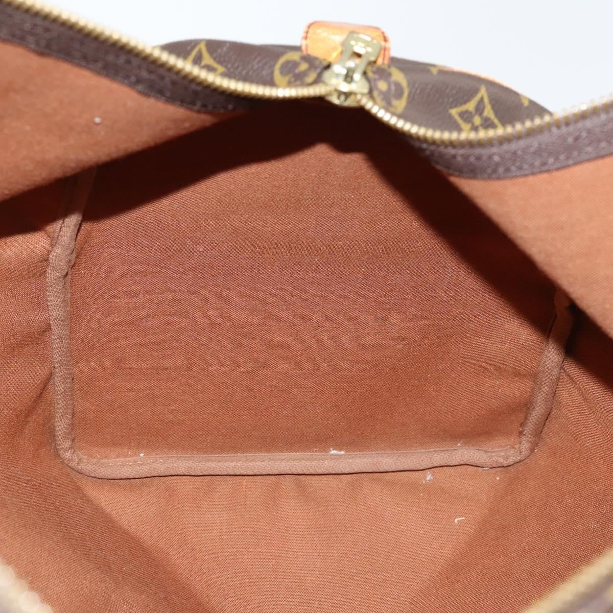 Louis Vuitton Keepall Bag Monogram Canvas, BROWN, CANVAS, Travel bag