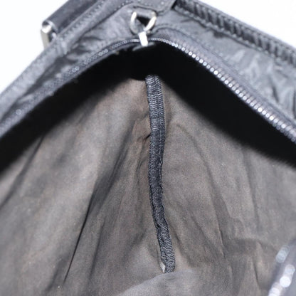 Prada Flat Messenger Bag Tessuto, BLACK, NYLON, Shoulder bag