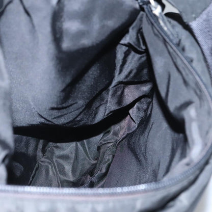 Prada Vintage Flap Messenger Bag Tessuto, BLACK, NYLON, Shoulder bag