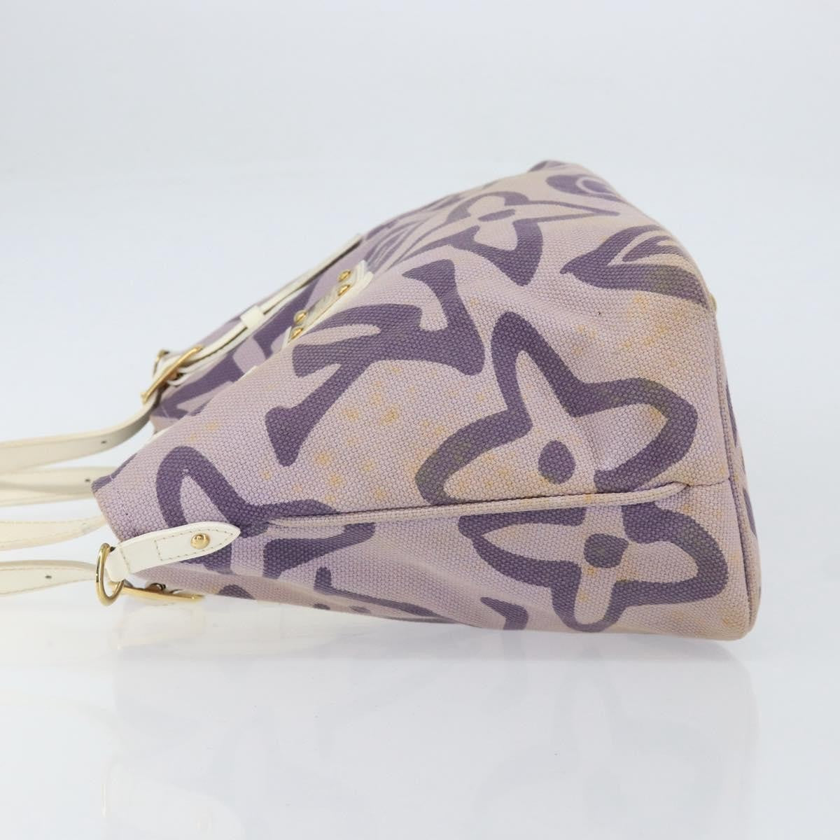Louis Vuitton Tahitienne Cabas Canvas, PURPLE, CANVAS, Tote bag