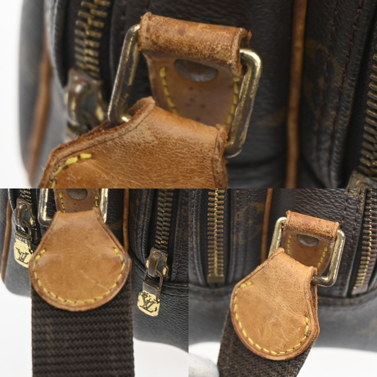 Louis Vuitton Reporter Bag Monogram Canvas, BROWN, CANVAS, Shoulder bag