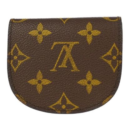 Louis Vuitton Porte Monnaie Gousset Canvas, BROWN, CANVAS, Wallets