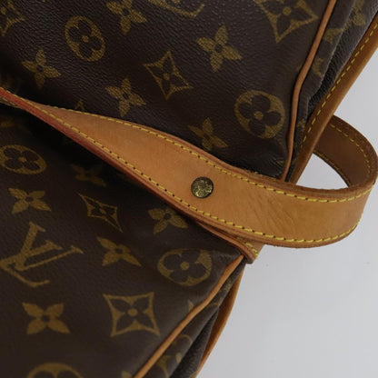 Louis Vuitton Saumur Handbag Monogram Canvas, BROWN, CANVAS, Shoulder bag