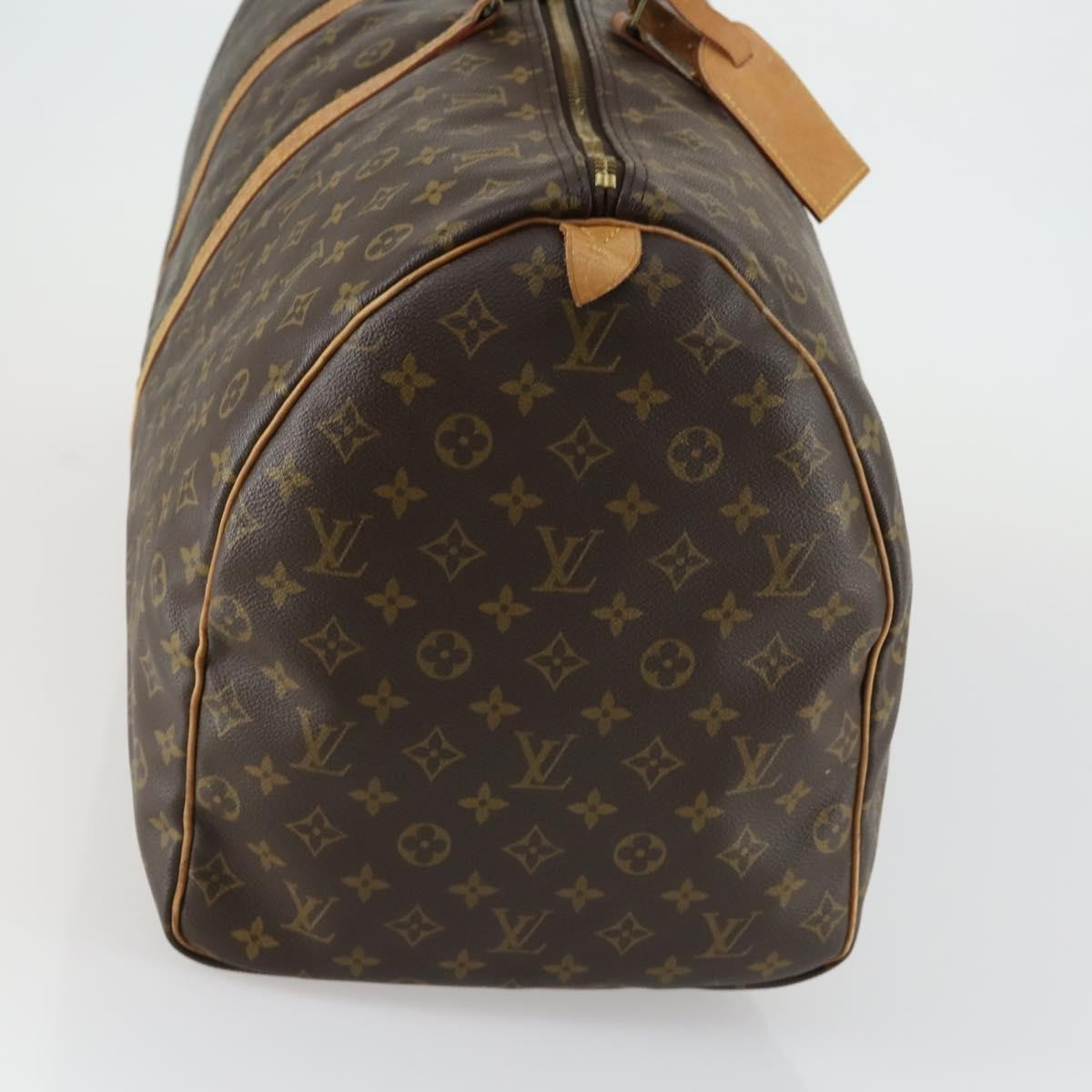 Louis Vuitton Keepall Bag Monogram Canvas, BROWN, CANVAS, Travel bag