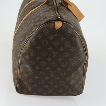 Louis Vuitton Keepall Bag Monogram Canvas, BROWN, CANVAS, Travel bag