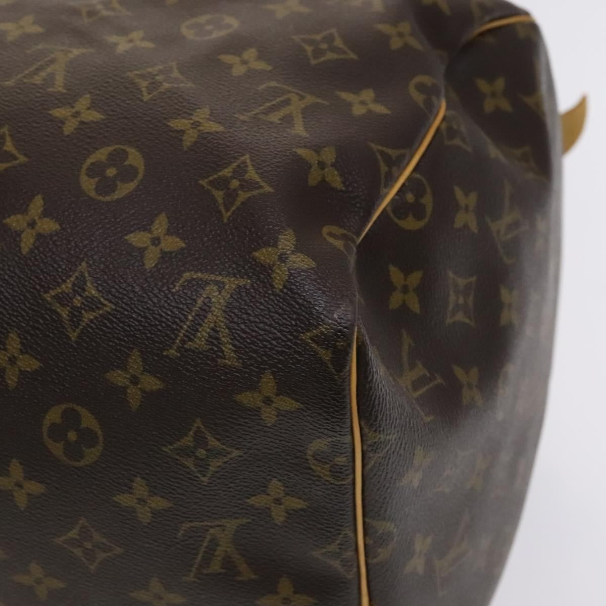 Louis Vuitton Keepall Bag Monogram Canvas, BROWN, CANVAS, Travel bag