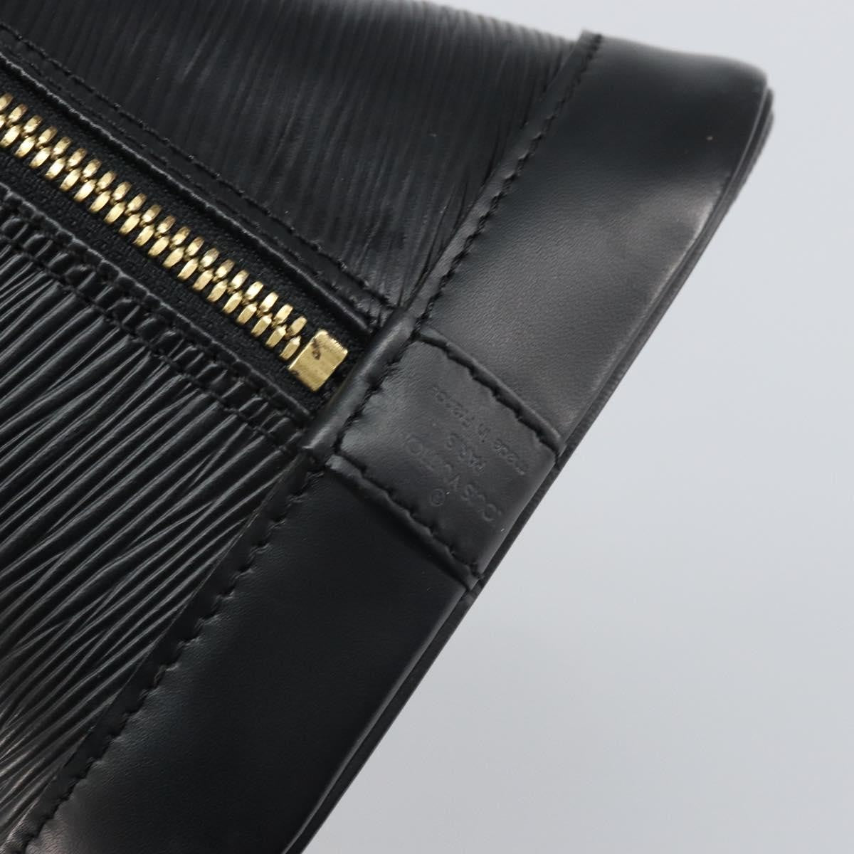 Louis Vuitton Alma Handbag Epi Leather, BLACK, LEATHER, Handbag