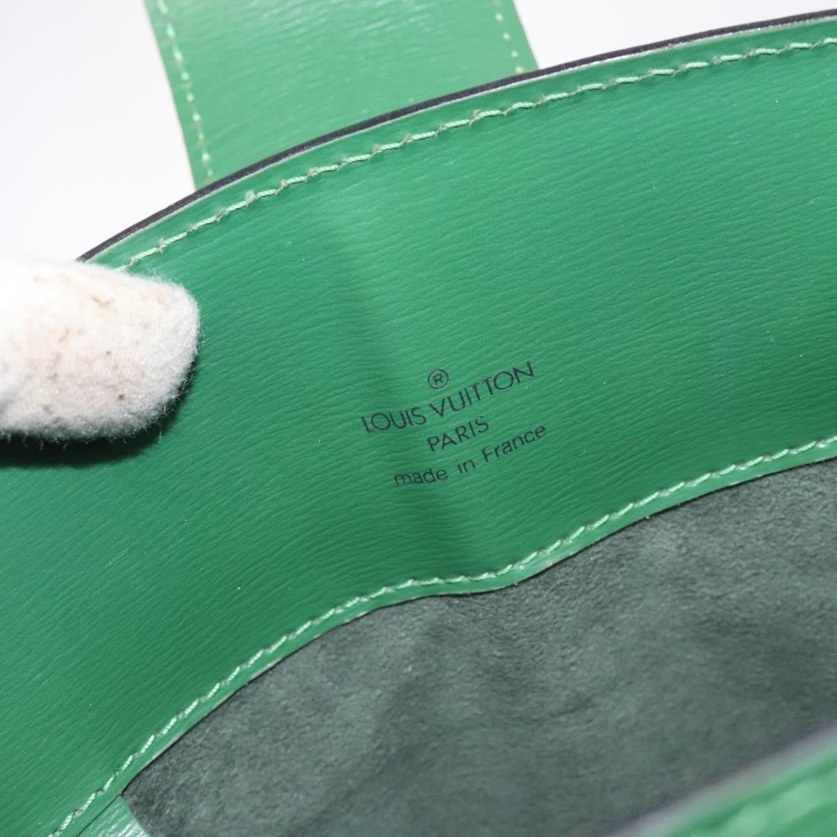 Louis Vuitton Cluny Shoulder Bag Epi Leather, GREEN, LEATHER, Shoulder bag