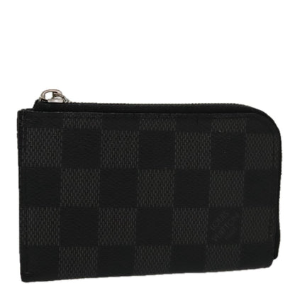 Louis Vuitton Porte-Monnaie NM Wallet Damier Graphite, GRAY, CANVAS, Wallets