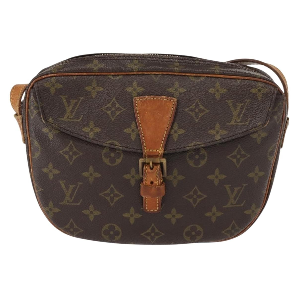 Louis Vuitton Jeune Fille Handbag Monogram Canvas, BROWN, CANVAS, Shoulder bag