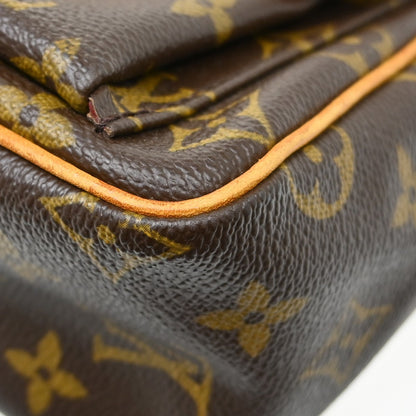 Louis Vuitton Viva Cite Handbag Monogram Canvas, Brown, Canvas, Shoulder Bag