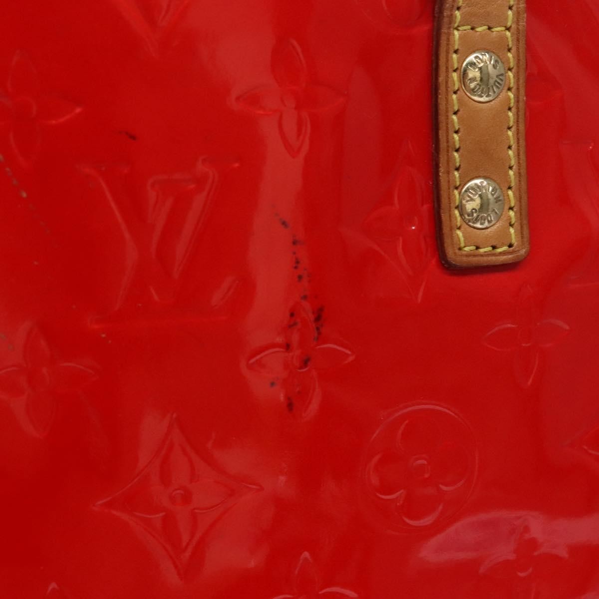 Louis Vuitton Reade Handbag Monogram Vernis, RED, PATENT_LEATHER, Handbag