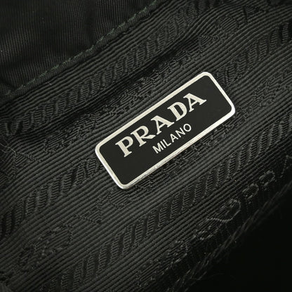 Prada Drawstring Wristlet Bucket Bag Tessuto, BLACK, NYLON, Clutche & pouche