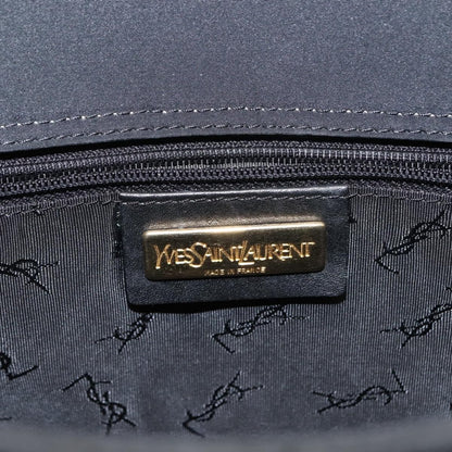 Saint Laurent Vintage Shoulder Bag Nylon, BLACK, NYLON, Tote bag