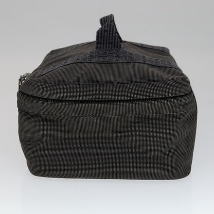 Hermes Vanity Herline Pouch Canvas, GRAY, CANVAS, Clutche & pouche