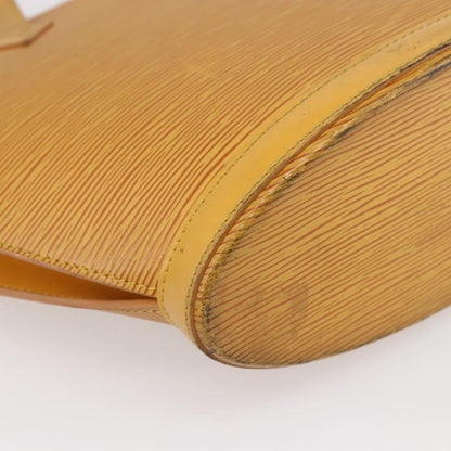 Louis Vuitton Saint Jacques Handbag Epi Leather, YELLOW, LEATHER, Handbag