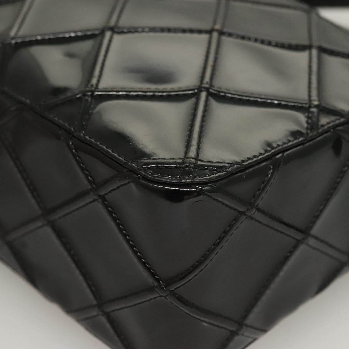 Chanel Vintage Shoulder Bag Patent leather, BLACK, PATENT_LEATHER, Shoulder bag