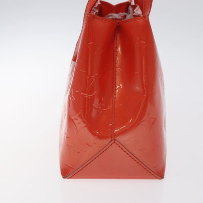 Louis Vuitton Wilshire Handbag Monogram Vernis, ORANGE, PATENT_LEATHER, Handbag