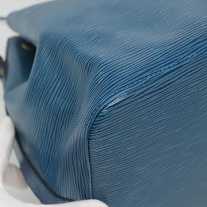Louis Vuitton Petit Noe Handbag Epi Leather, BLUE, LEATHER, Handbag
