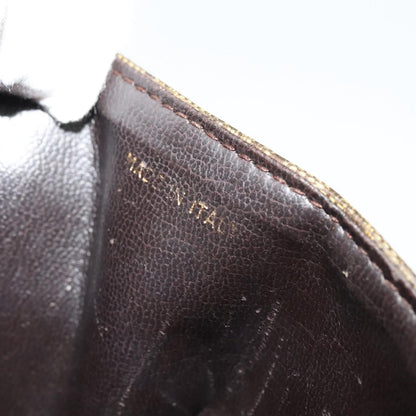 Celine C Sulky Shoulder bag Canvas and Leather, BEIGE, CANVAS, Shoulder bag