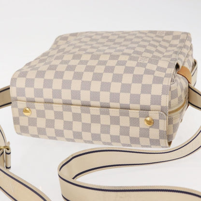 Louis Vuitton Naviglio Handbag Damier, WHITE, CANVAS, Shoulder bag