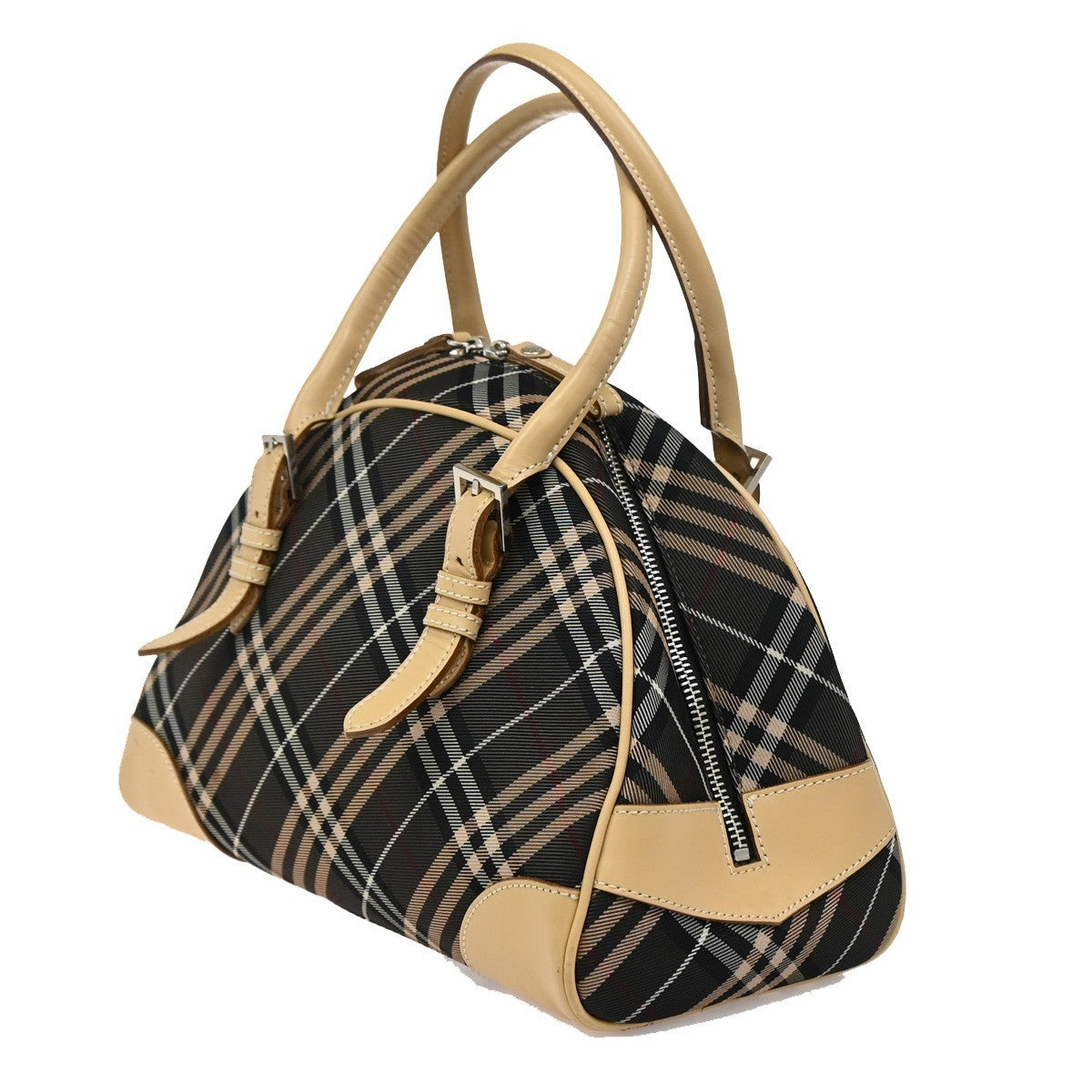 Burberry Blue Label Handbag Canvas, BLACK, CANVAS, Handbag