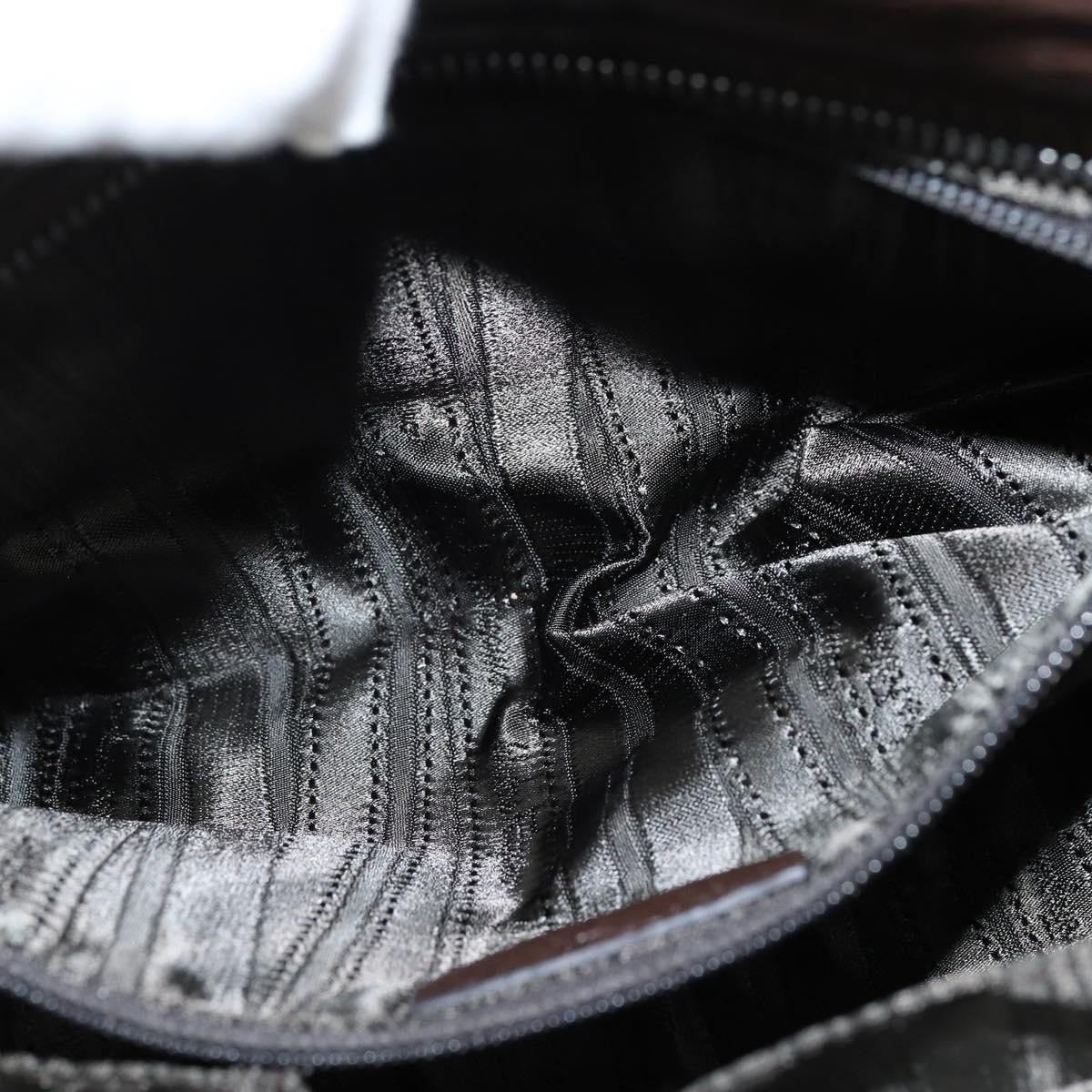 Salvatore Ferragamo Gancini handbag Leather, BROWN, LEATHER, Handbag