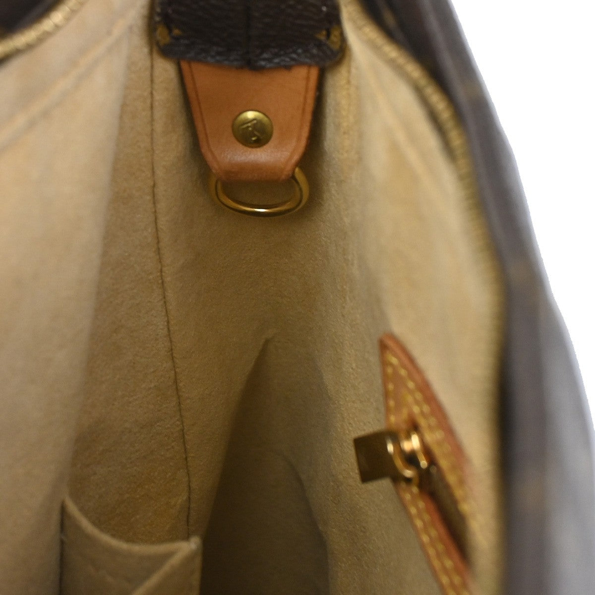 Louis Vuitton Looping Handbag Monogram Canvas, BROWN, CANVAS, Shoulder bag