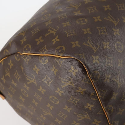 Louis Vuitton Keepall Bag Monogram Canvas, BROWN, CANVAS, Travel bag