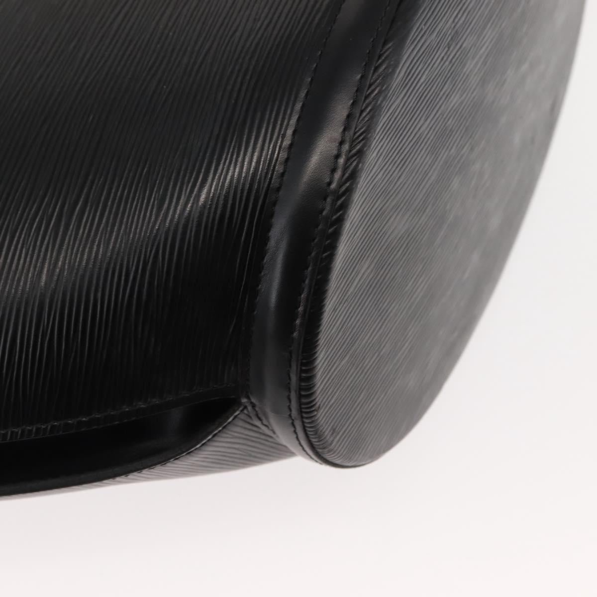 Louis Vuitton Saint Jacques Handbag Epi Leather, BLACK, LEATHER, Shoulder bag