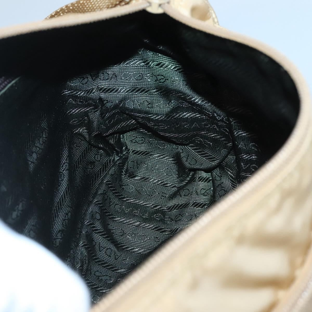 Prada Vintage Shoulder Bag Tessuto, BEIGE, NYLON, Shoulder bag