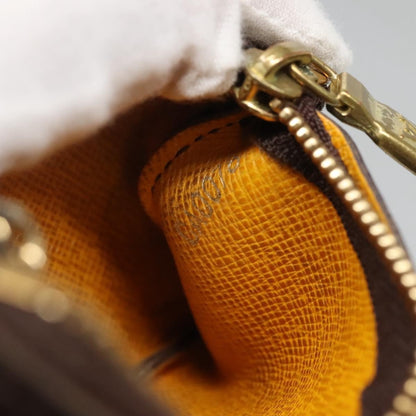 Louis Vuitton Pochette Clés Monogram Empreinte, BROWN, CANVAS, Wallets