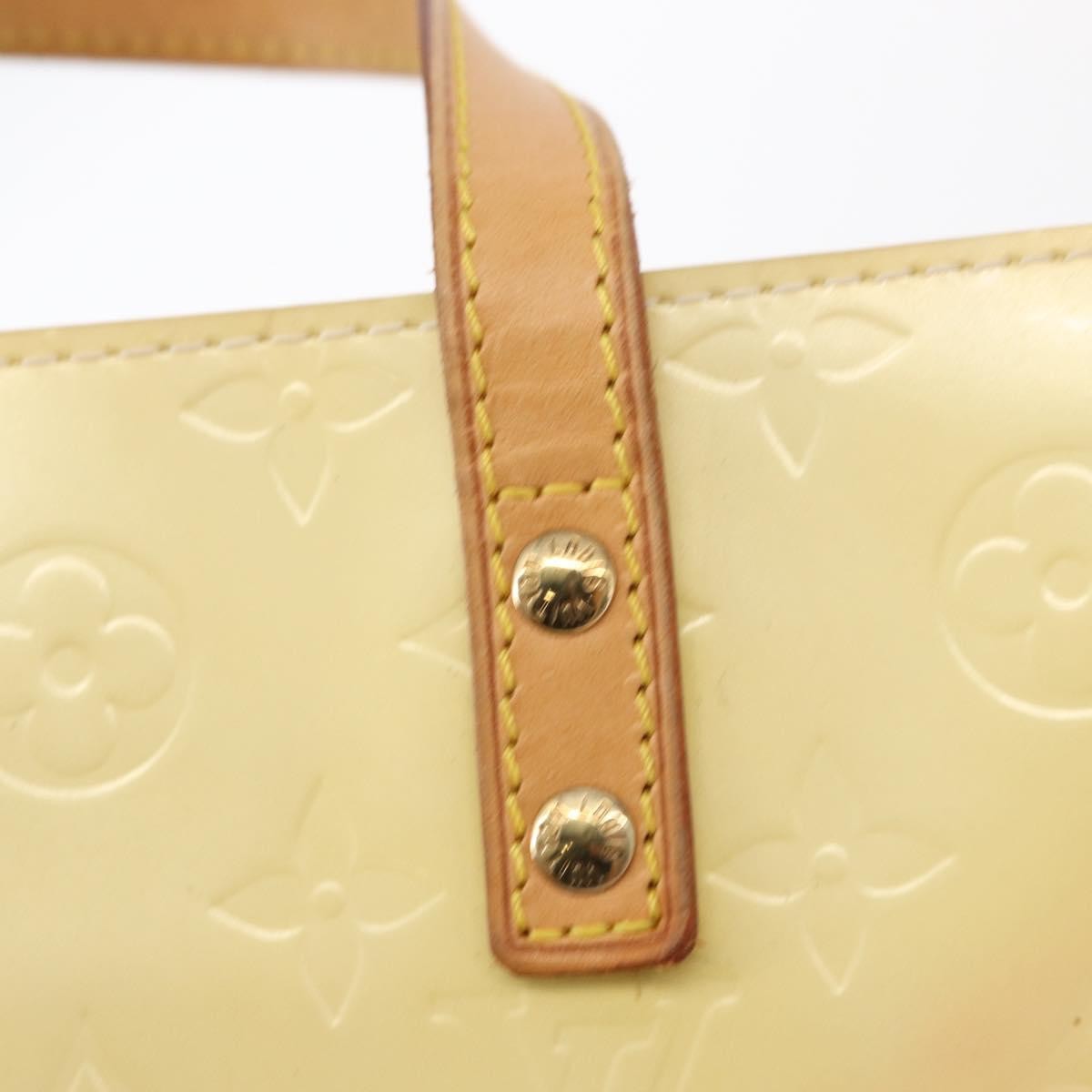Louis Vuitton Reade Handbag Monogram Vernis, BEIGE, PATENT_LEATHER, Tote bag