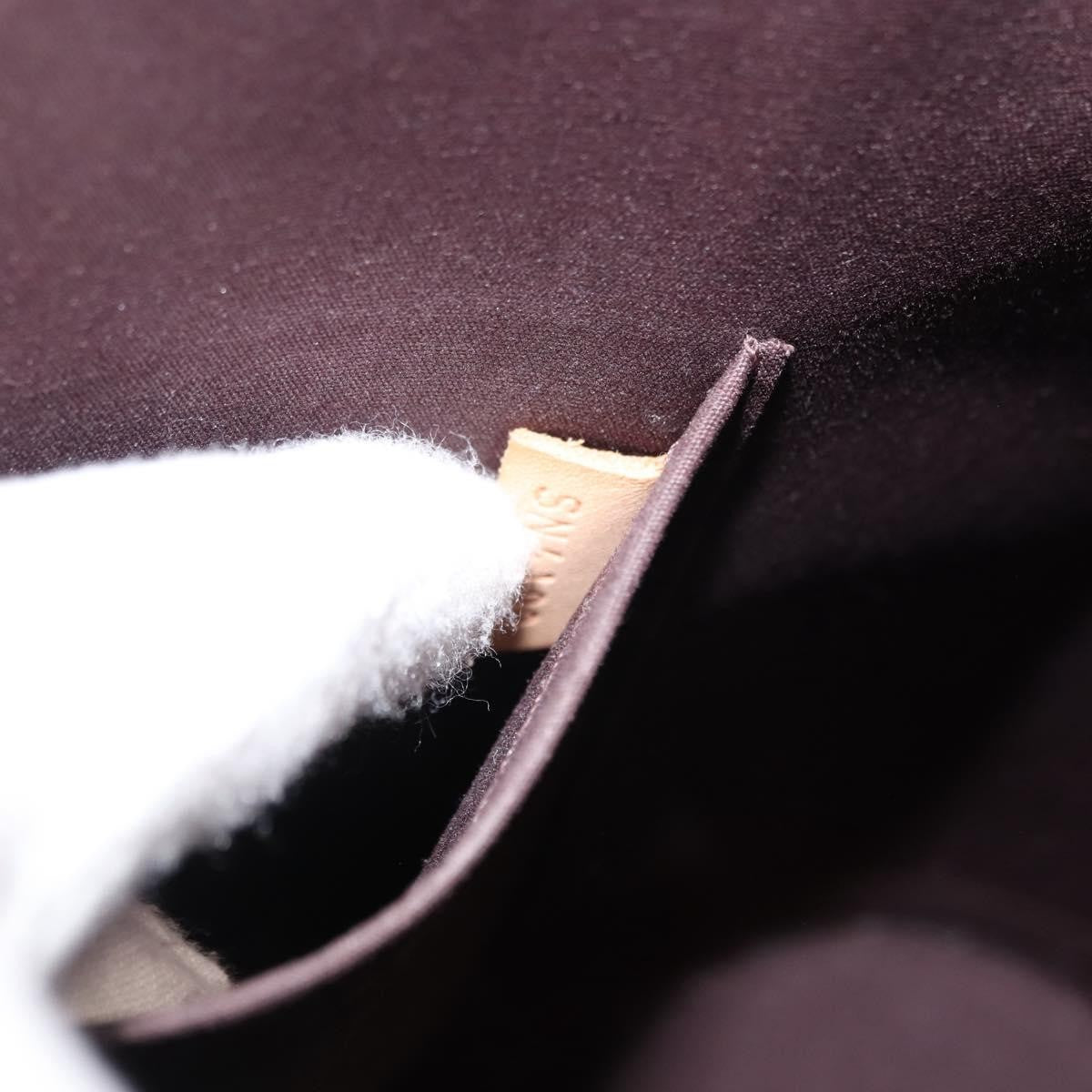 Louis Vuitton Alma Handbag Monogram Vernis, PURPLE, PATENT_LEATHER, Handbag