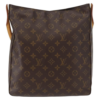 Louis Vuitton Looping Handbag Monogram Canvas, BROWN, CANVAS, Shoulder bag