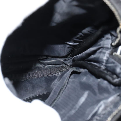 Saint Laurent Front Pocket Crossbody Bag Canvas, BLACK, CANVAS, Shoulder bag