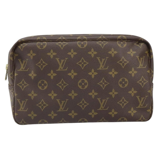 Louis Vuitton Trousse Toilette Monogram Canvas, BROWN, CANVAS, Clutche & pouche
