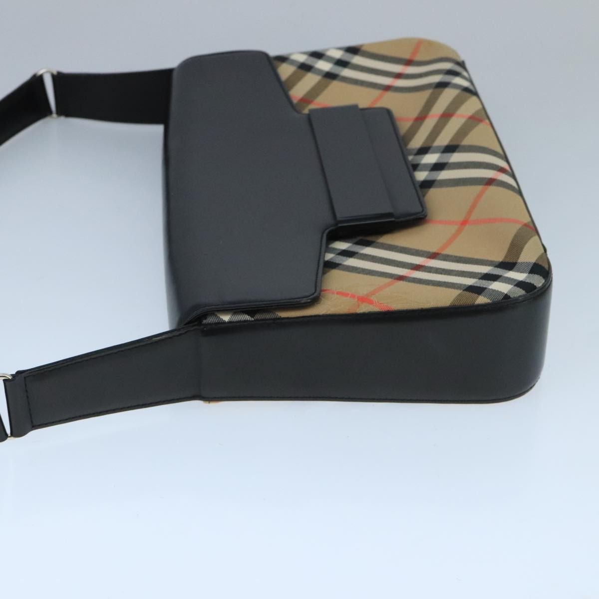 Burberry Nova check Shoulder bag Canvas, BEIGE, CANVAS, Shoulder bag