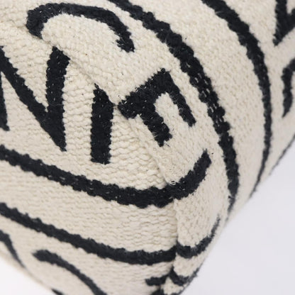 Celine Teen Drawstring Plein Soleil Bucket Bag Canvas with Leather, WHITE, CANVAS, Crossbody bag