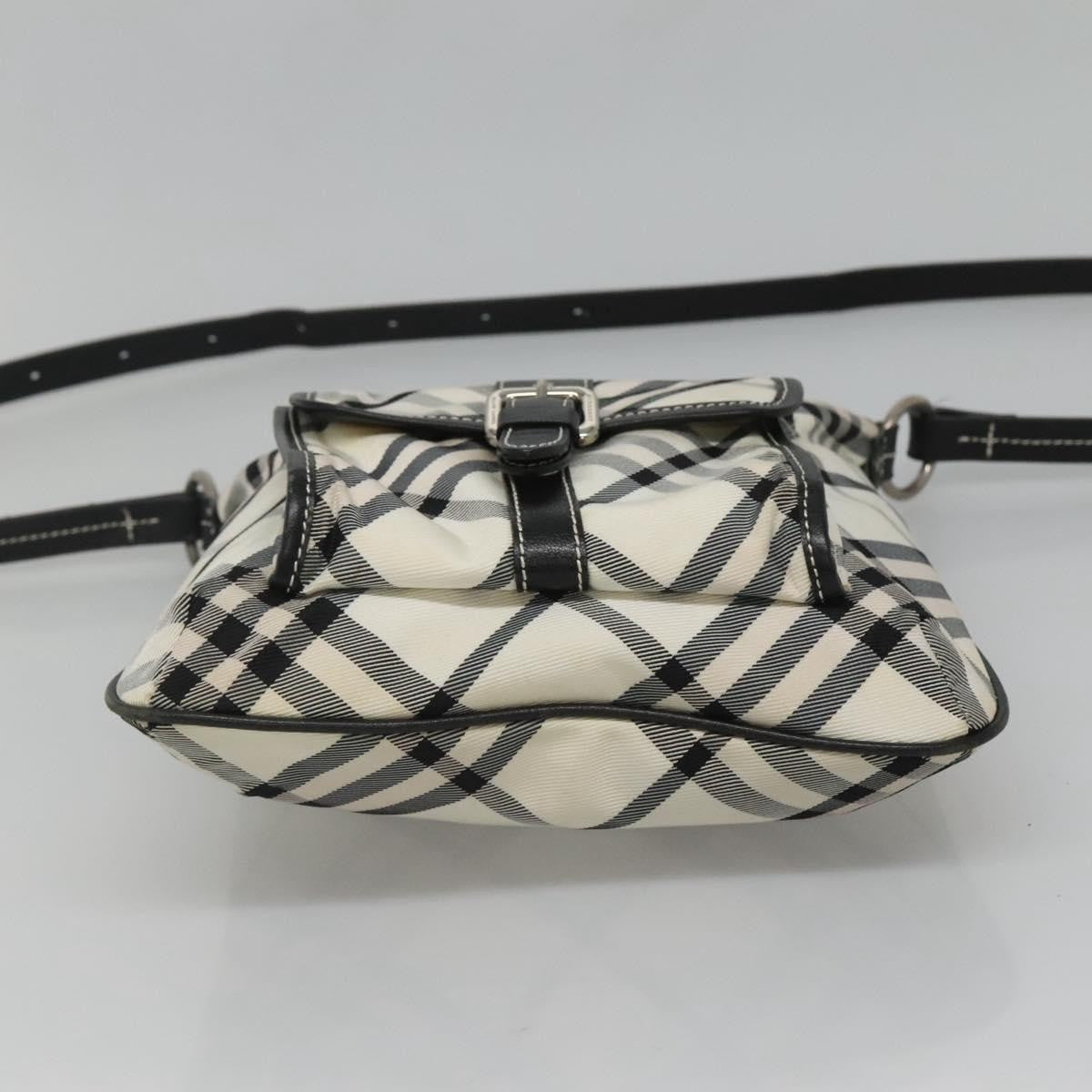 Burberry Nova Check Blue Label Nylon, WHITE, NYLON, Shoulder bag