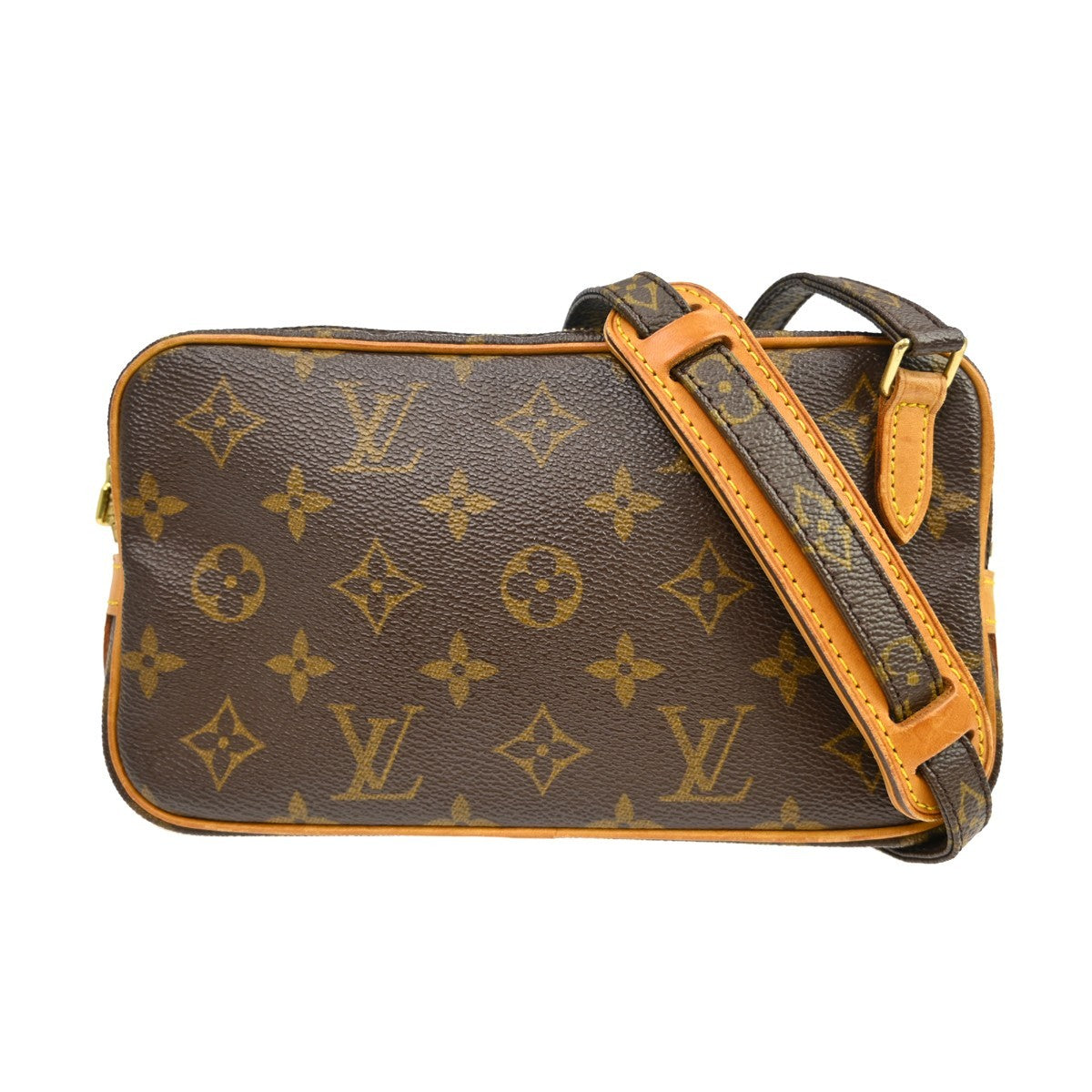 Louis Vuitton Pochette Marly Bandouliere Bag Monogram Canvas, Brown, Canvas, Shoulder Bag