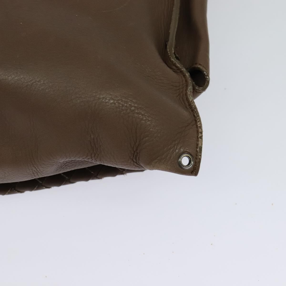Bottega Veneta Zip Pocket Waist Bag Leather with Intrecciato, BROWN, LEATHER, Clutche & pouche
