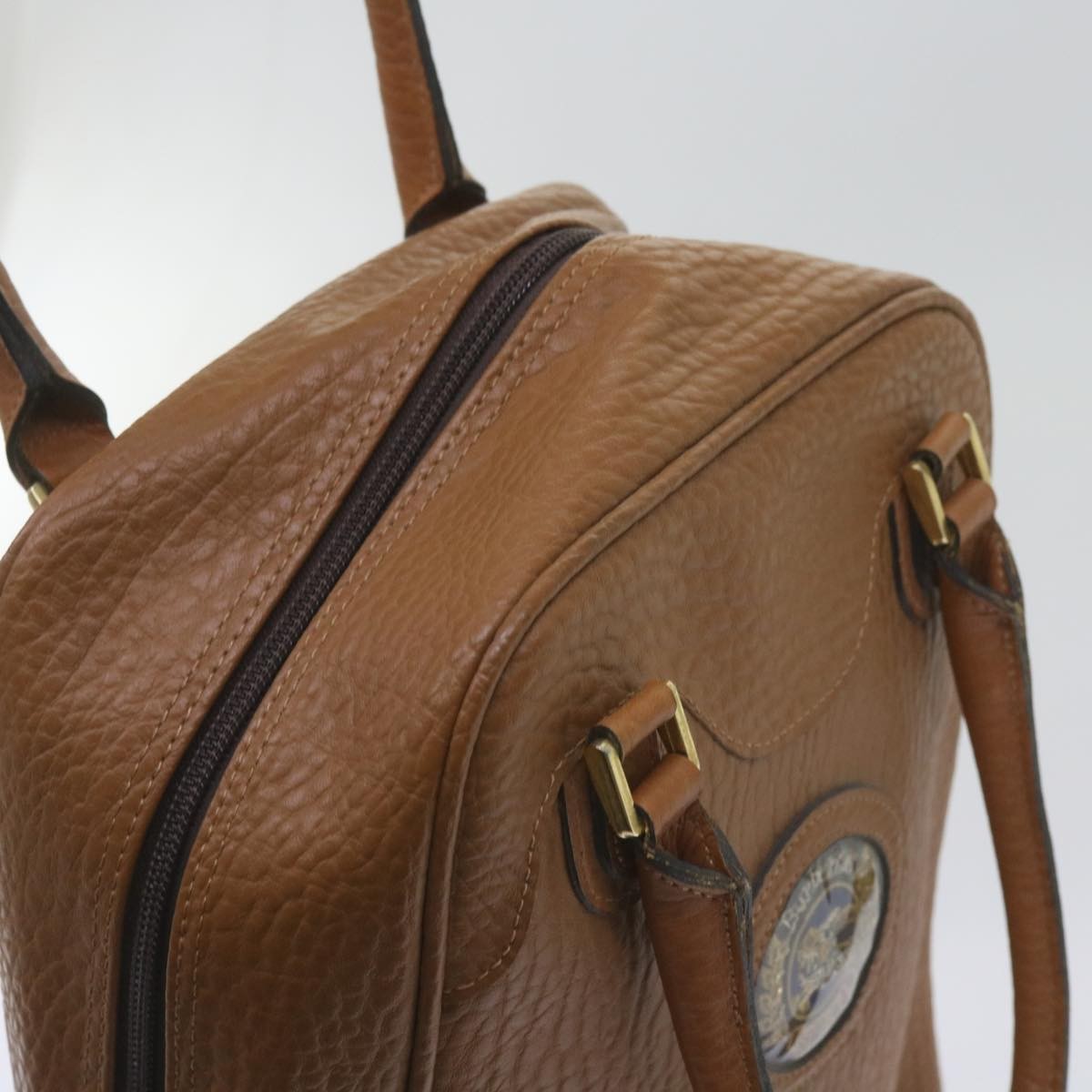 Burberry Sport handbag Vintage nova check, BROWN, LEATHER, Handbag