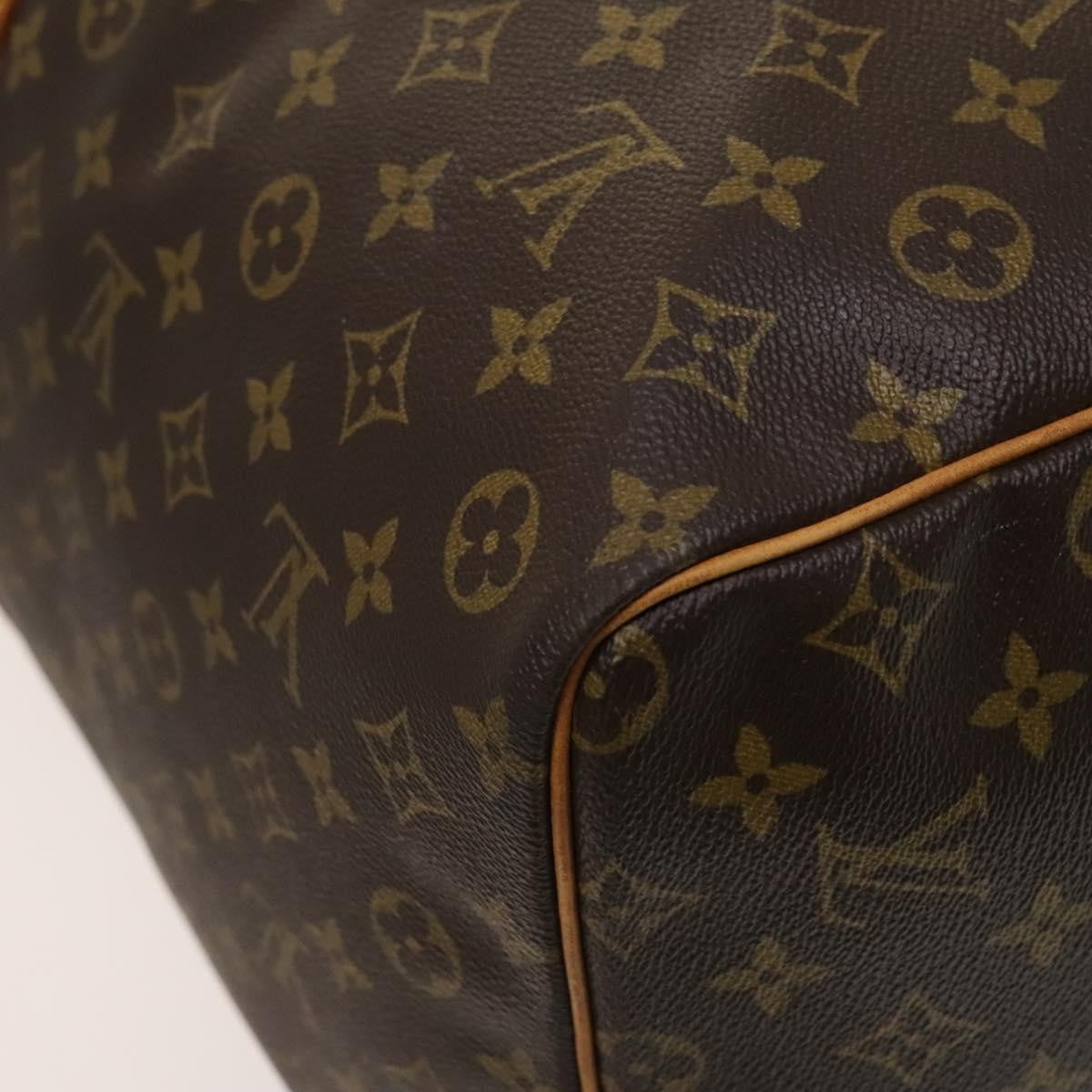 Louis Vuitton Keepall Bag Monogram Canvas, BROWN, CANVAS, Travel bag