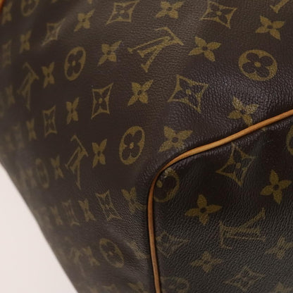 Louis Vuitton Keepall Bag Monogram Canvas, BROWN, CANVAS, Travel bag